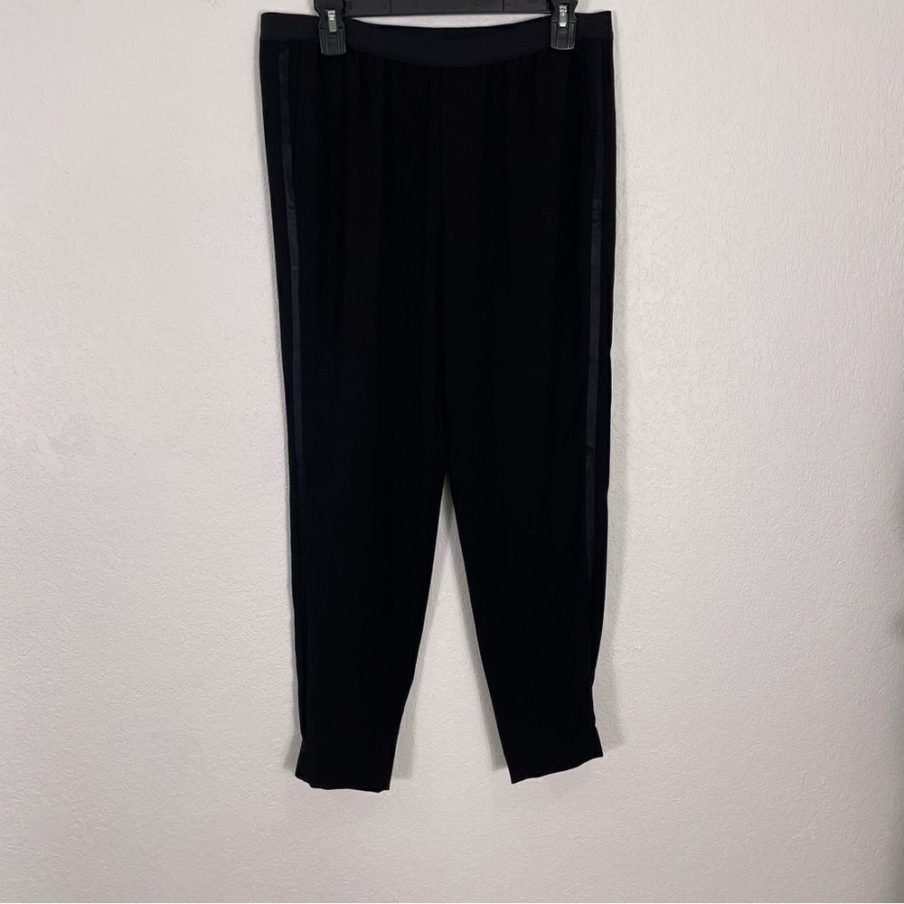 Vince Black Pull On Jogger Pants Size Medium